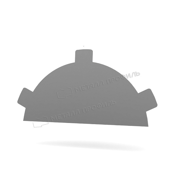 Заглушка конька круглого простая (ПЭ-01-7047-0.5) ― приобрести по приемлемым ценам в нашем интернет-магазине.