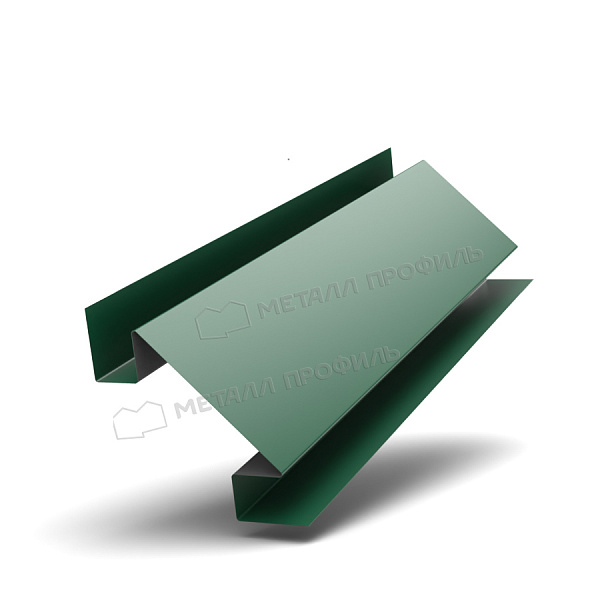 Планка угла внутреннего сложного 75х3000 (ПЭ-01-6005-0.5) ― приобрести в Компании Металл Профиль по доступным ценам.