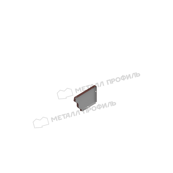 Заглушка желоба 120х86 левая (ПЭ-01-RR32-0.5) по цене 90 ₽, купить в Сургуте.